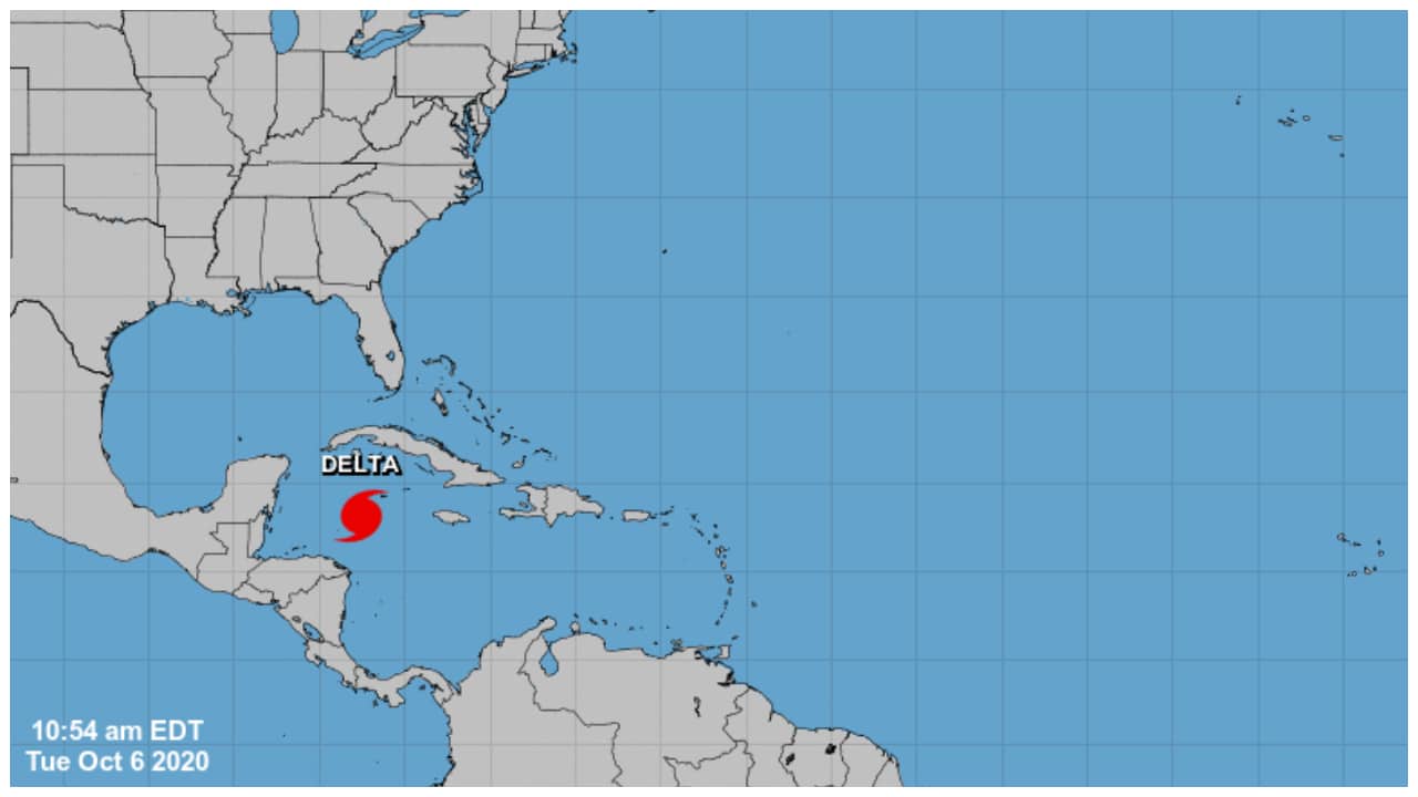 huracan Delta hoy